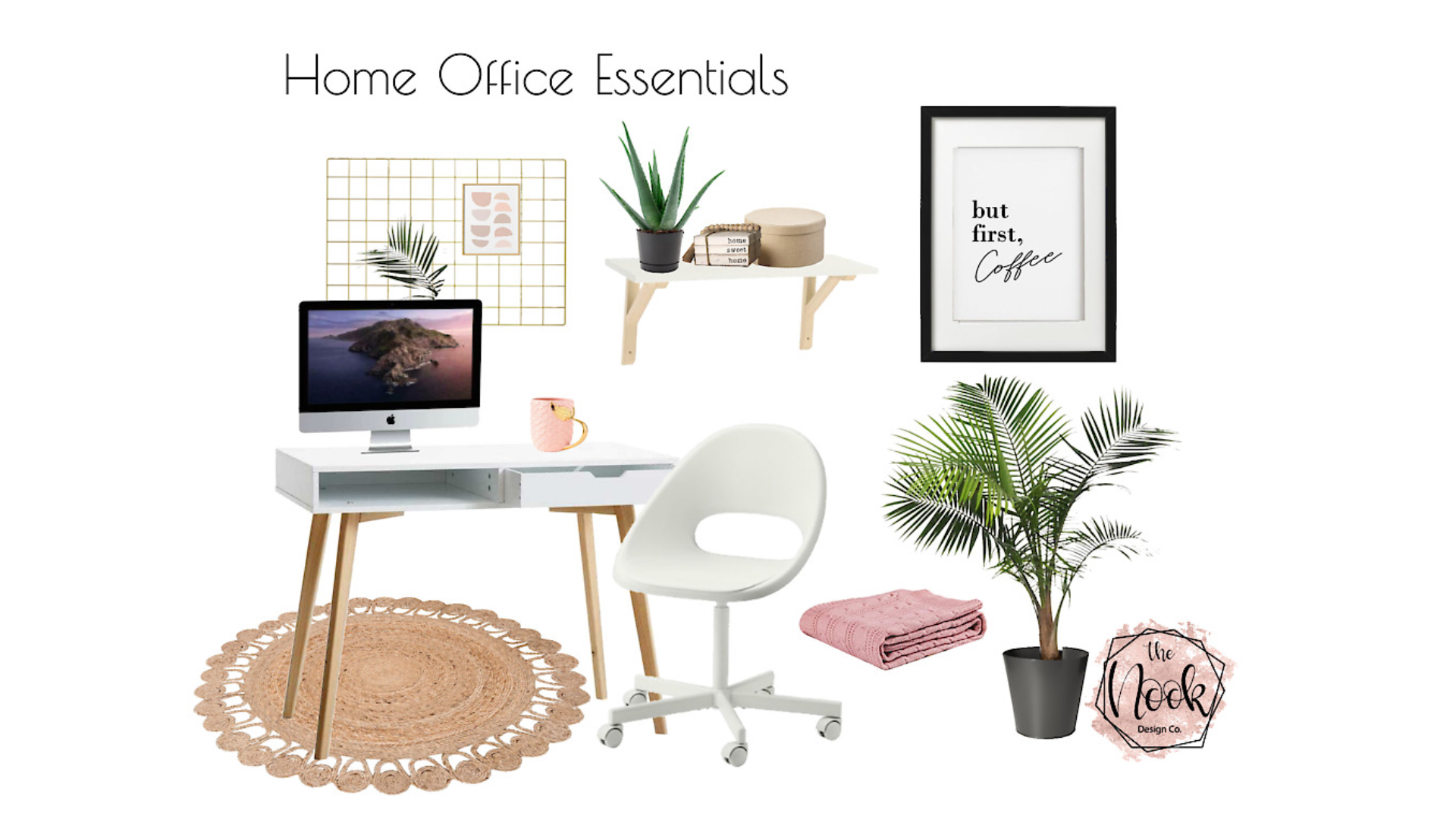 Home Office Essentials – For Under $500 – The Nook Design Co.